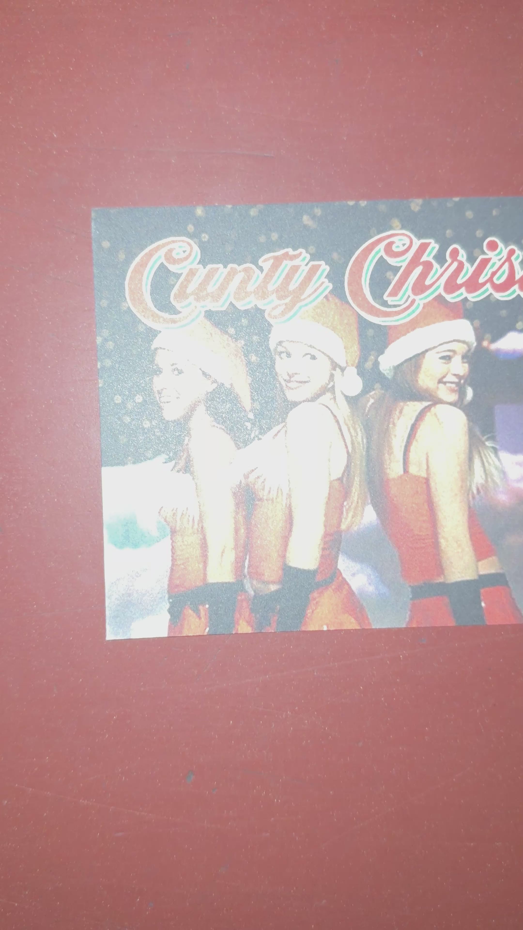 CUNTY CHRISTMAS Postcard
