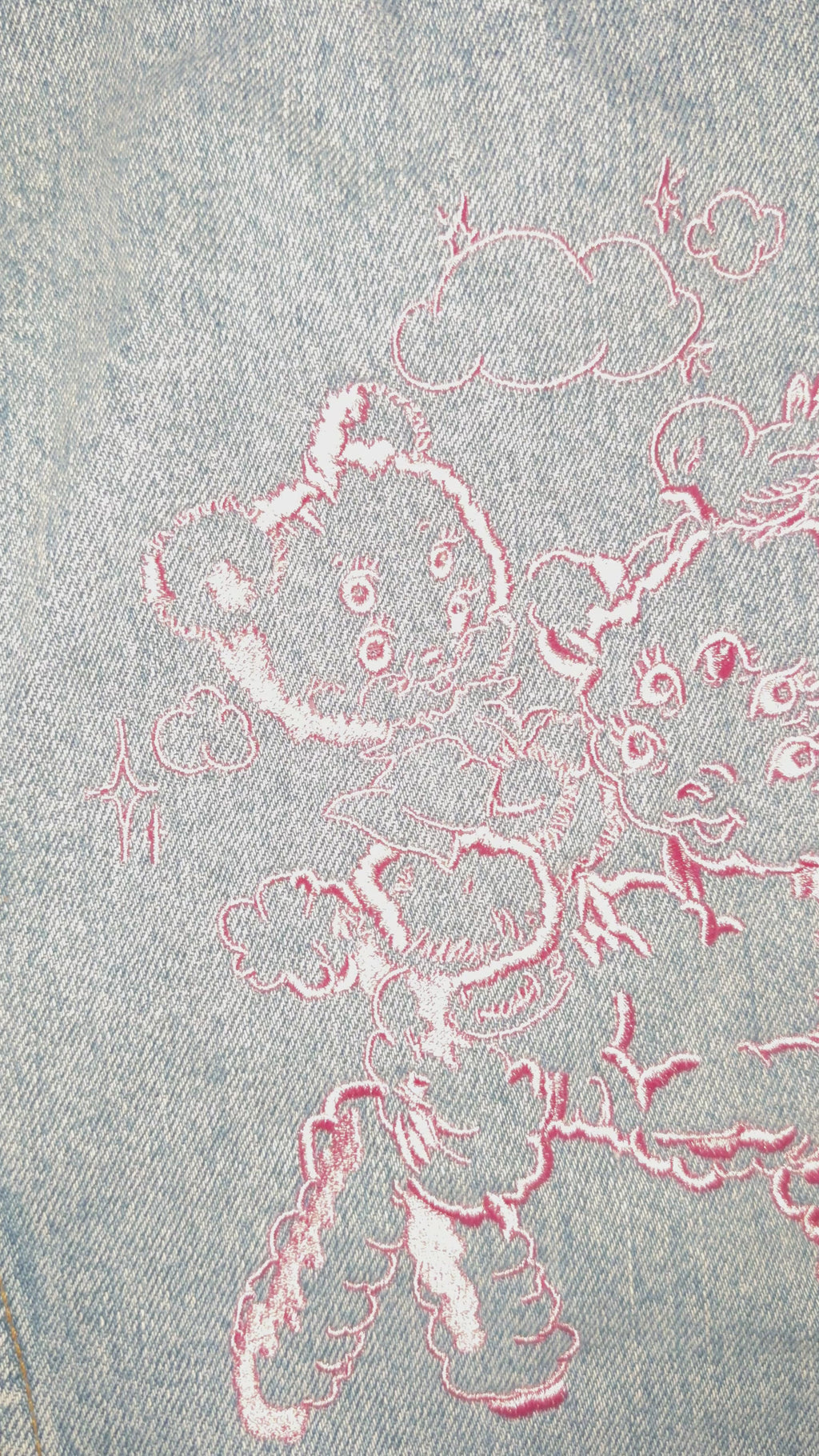 x vintage NORMALIZE BEING CONFUSED Jeansweste (limited)